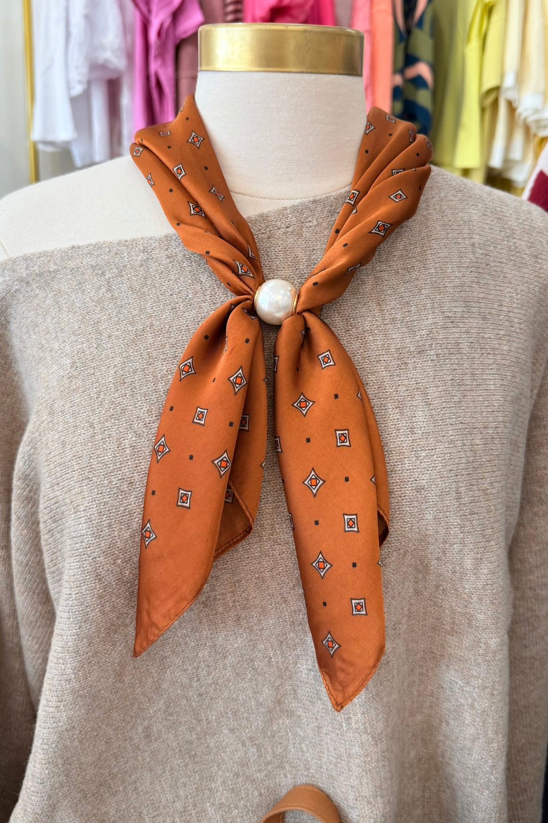 Pretty In Prints Scarf Necklace
