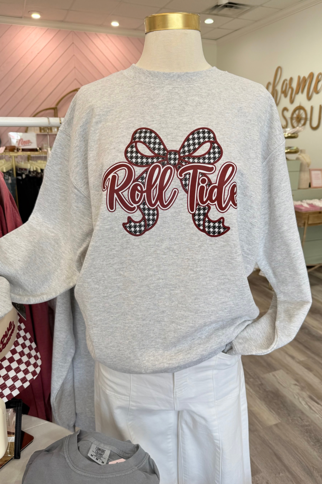 Houndstooth Roll Tide Sweatshirt