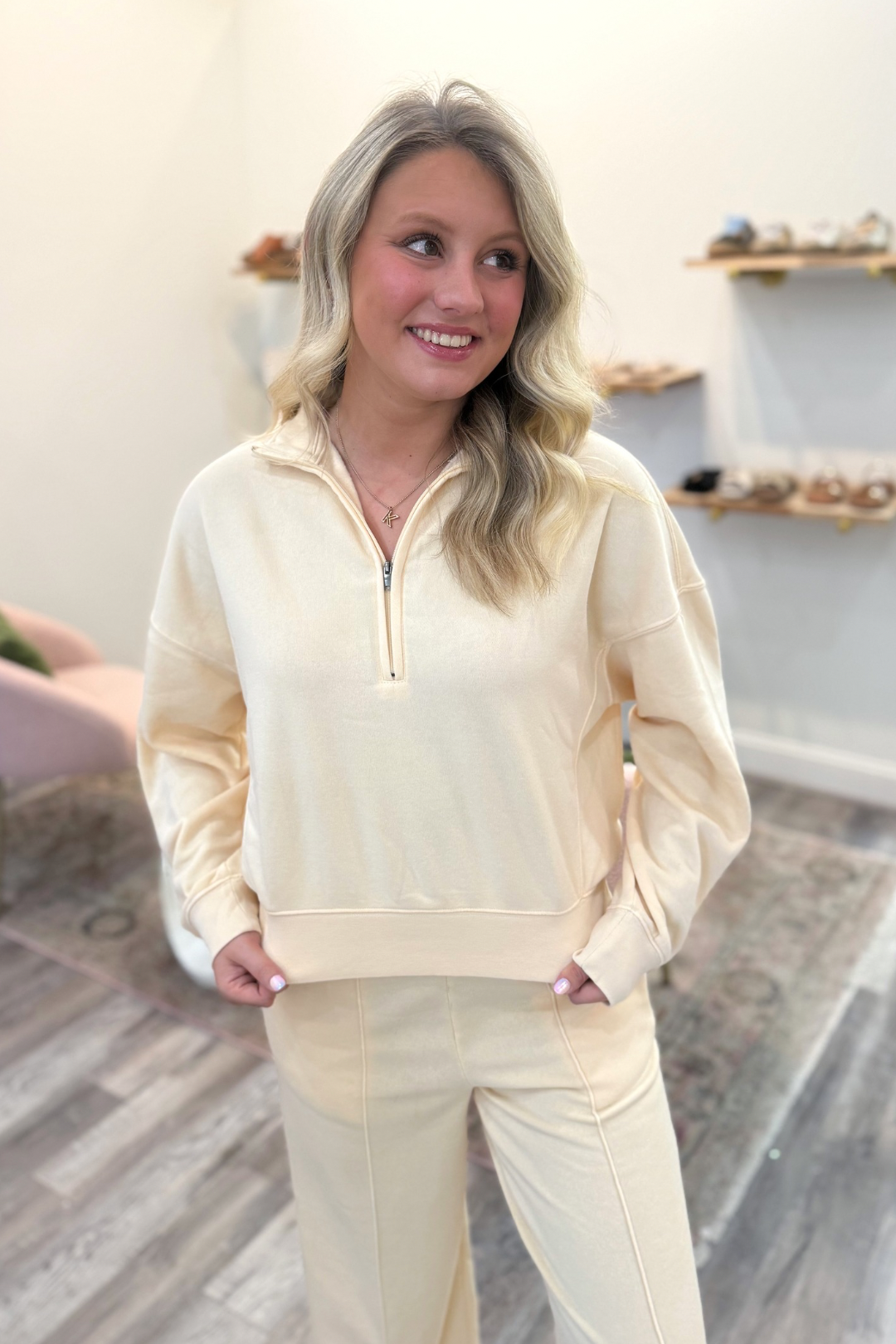 Keeping It Cozy Half-Zip Pullover *Final Sale*