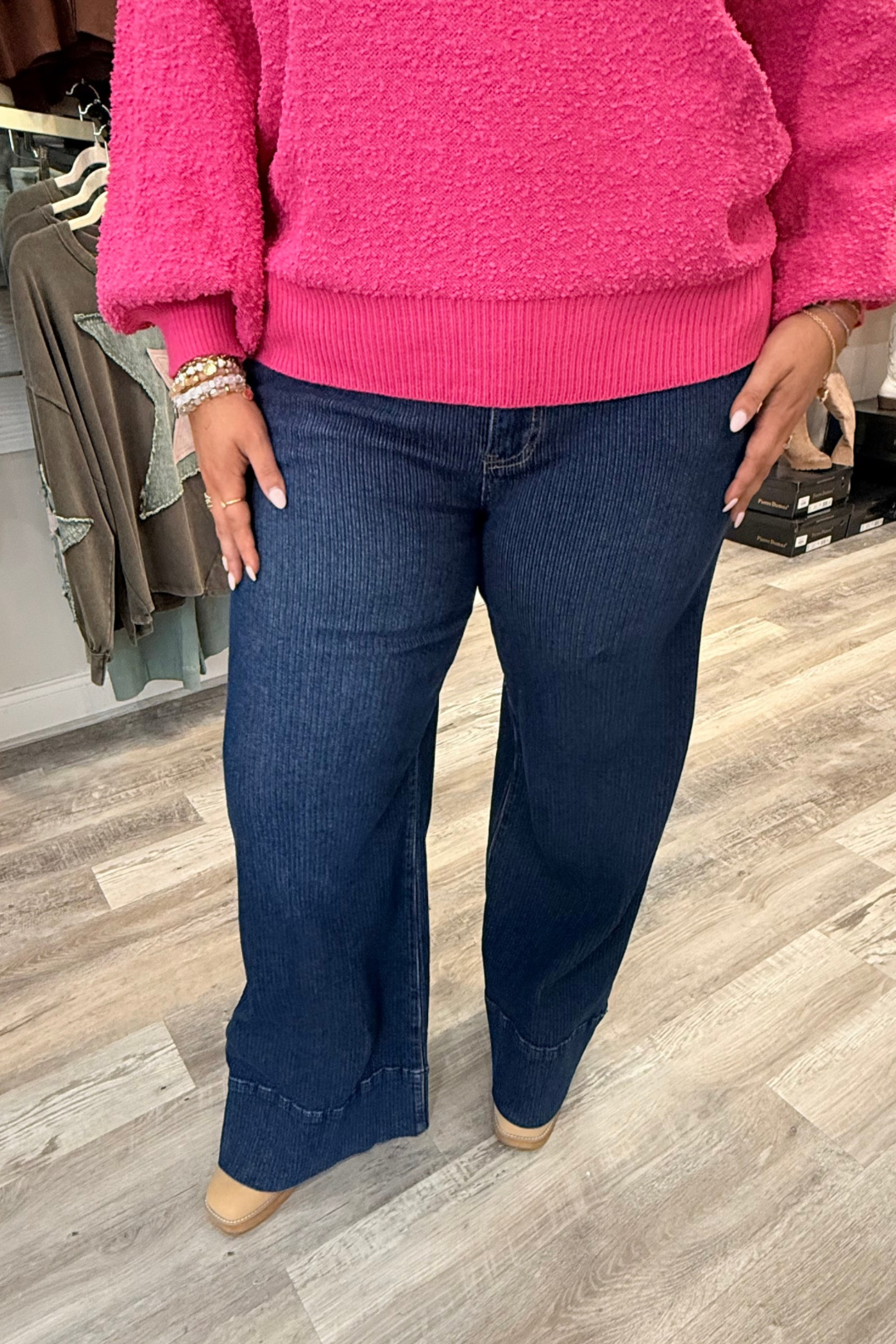 Uptown Wide Hem Jean  **Final Sale**