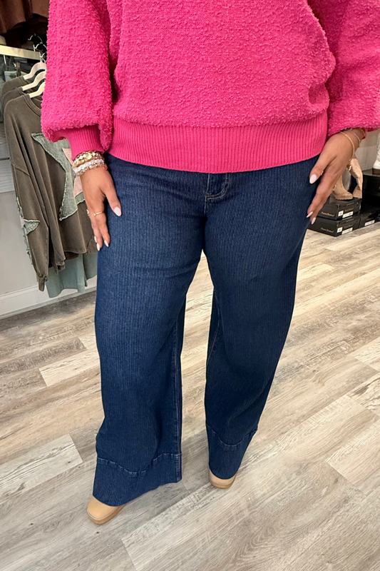 Uptown Wide Hem Jean