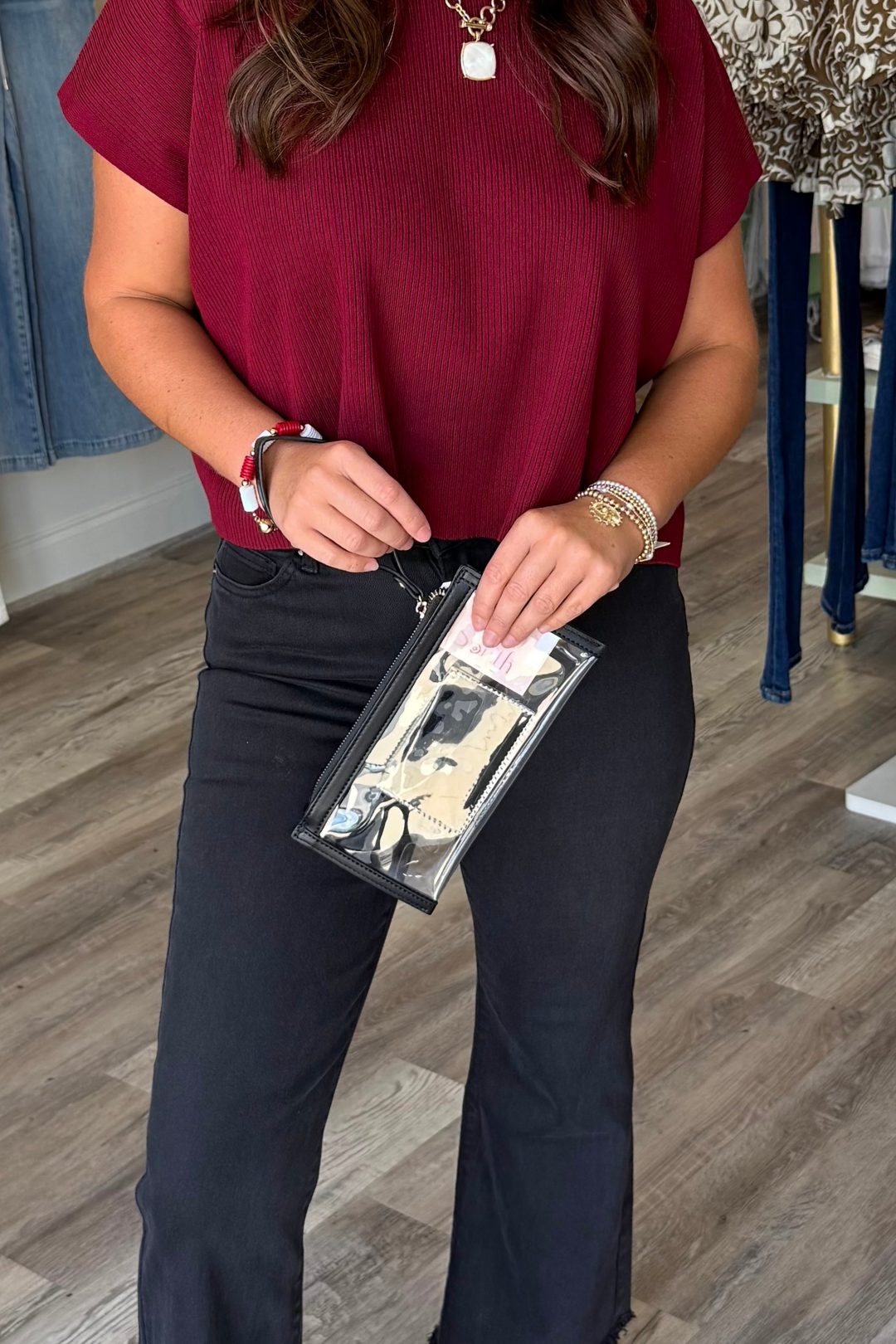 Clearly Essential Wristlet