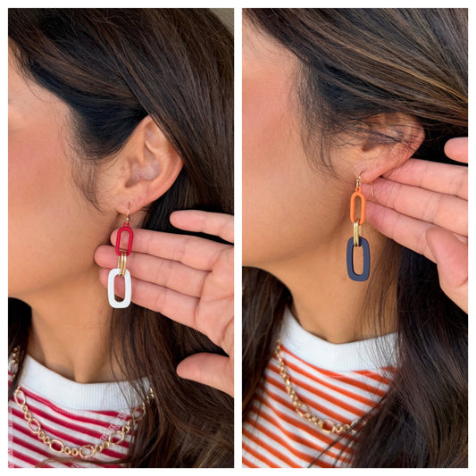 Kickoff Link Earrings