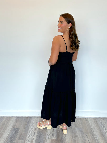 Midnight Gauze Maxi  **Final Sale**