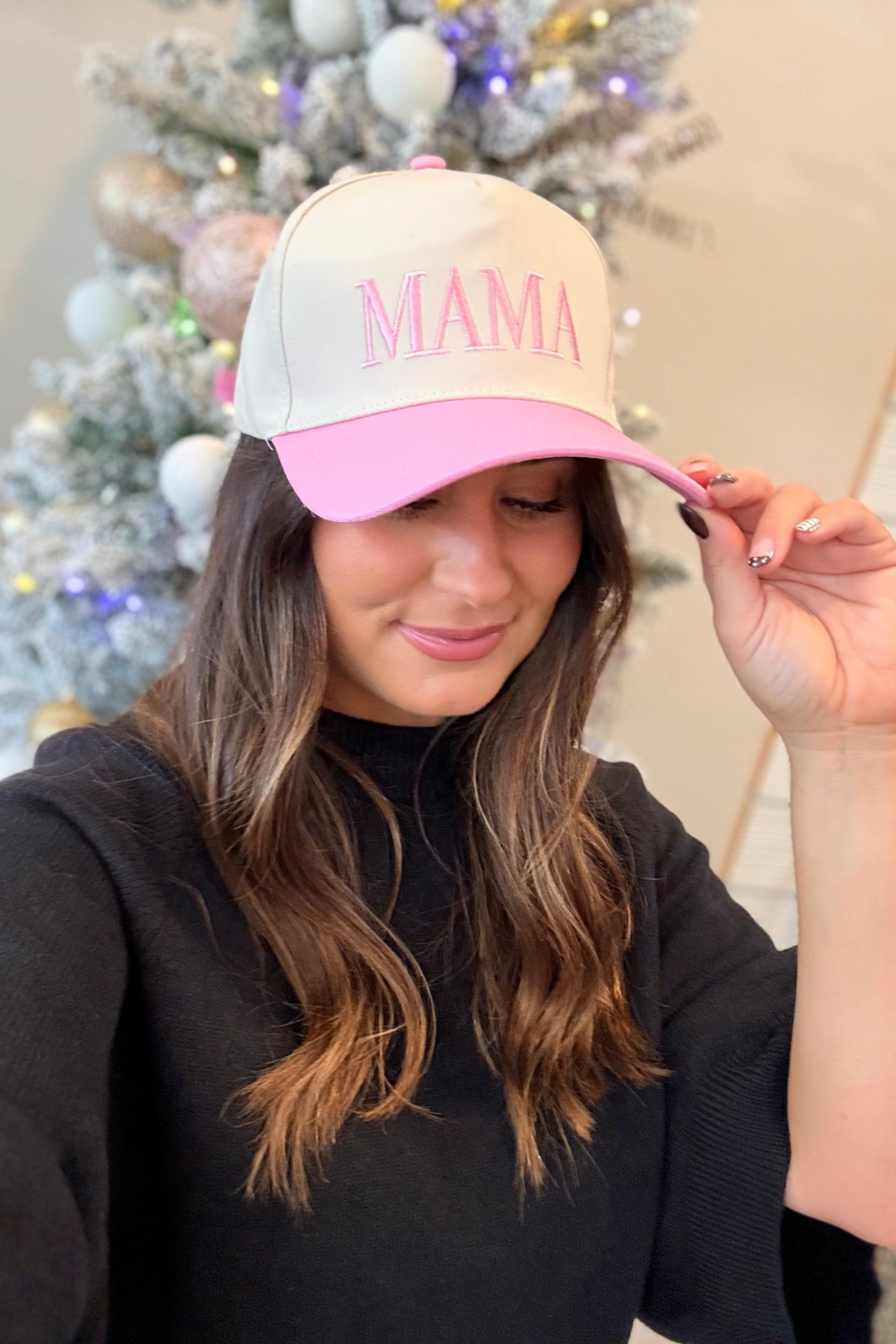 MAMA Two-Tone Canvas Hat