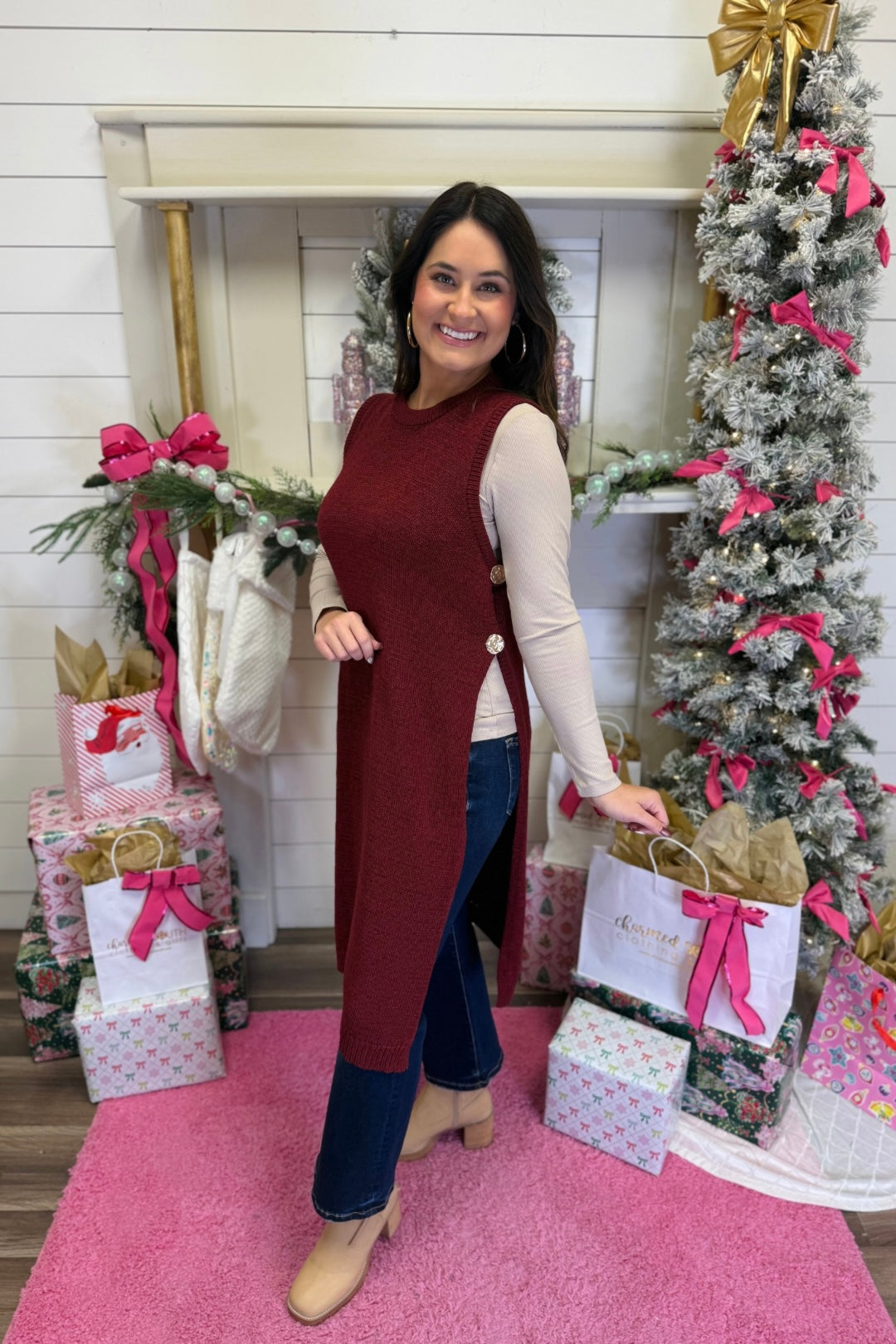 Modern Flair Longline Sweater