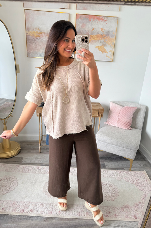 Gauze Ease Top