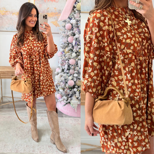 Out Late Suede Handbag