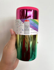 Ombre Metallic 12 oz Slim Can Cooler