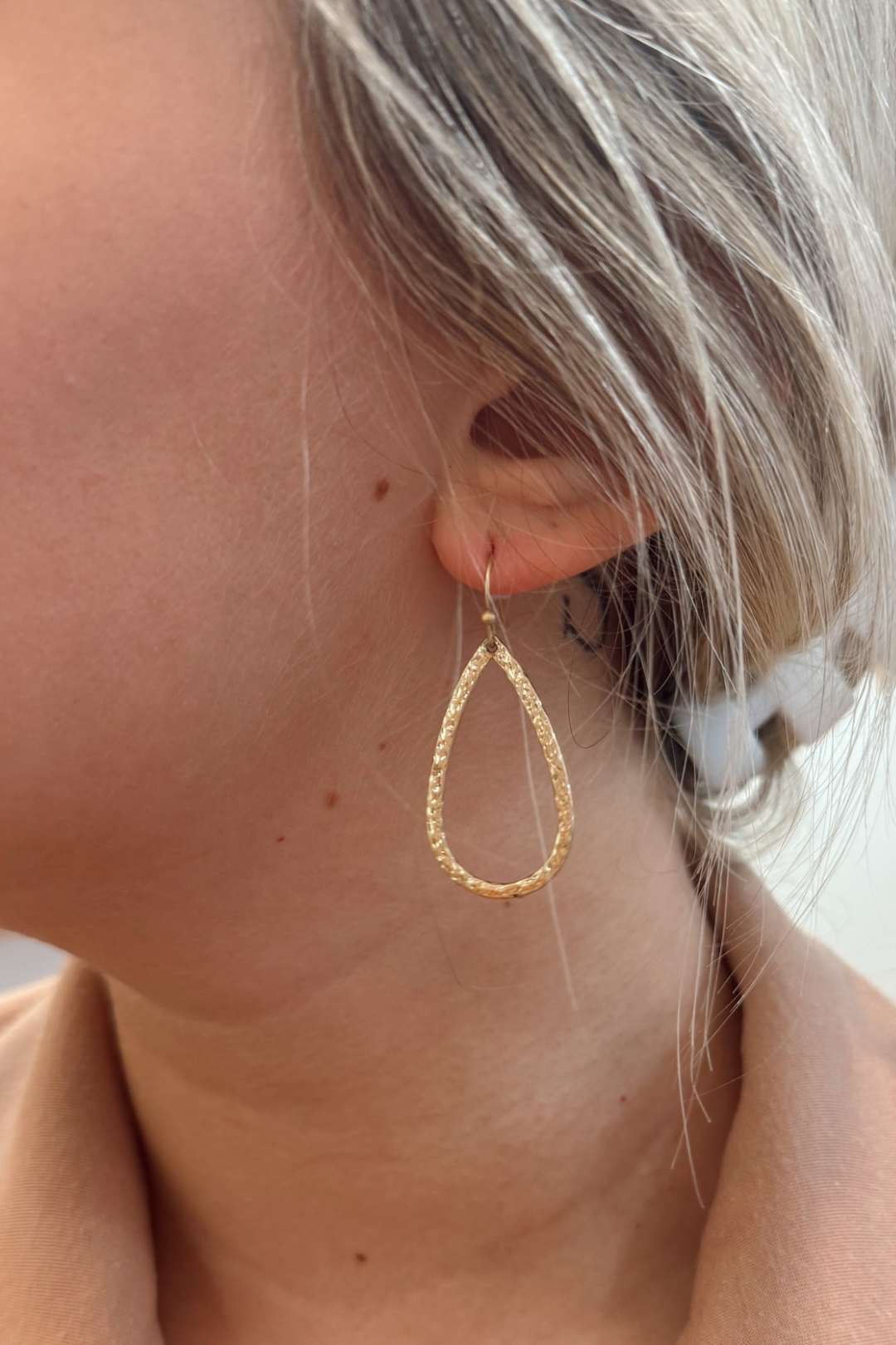 Golden Charm Drop Earrings