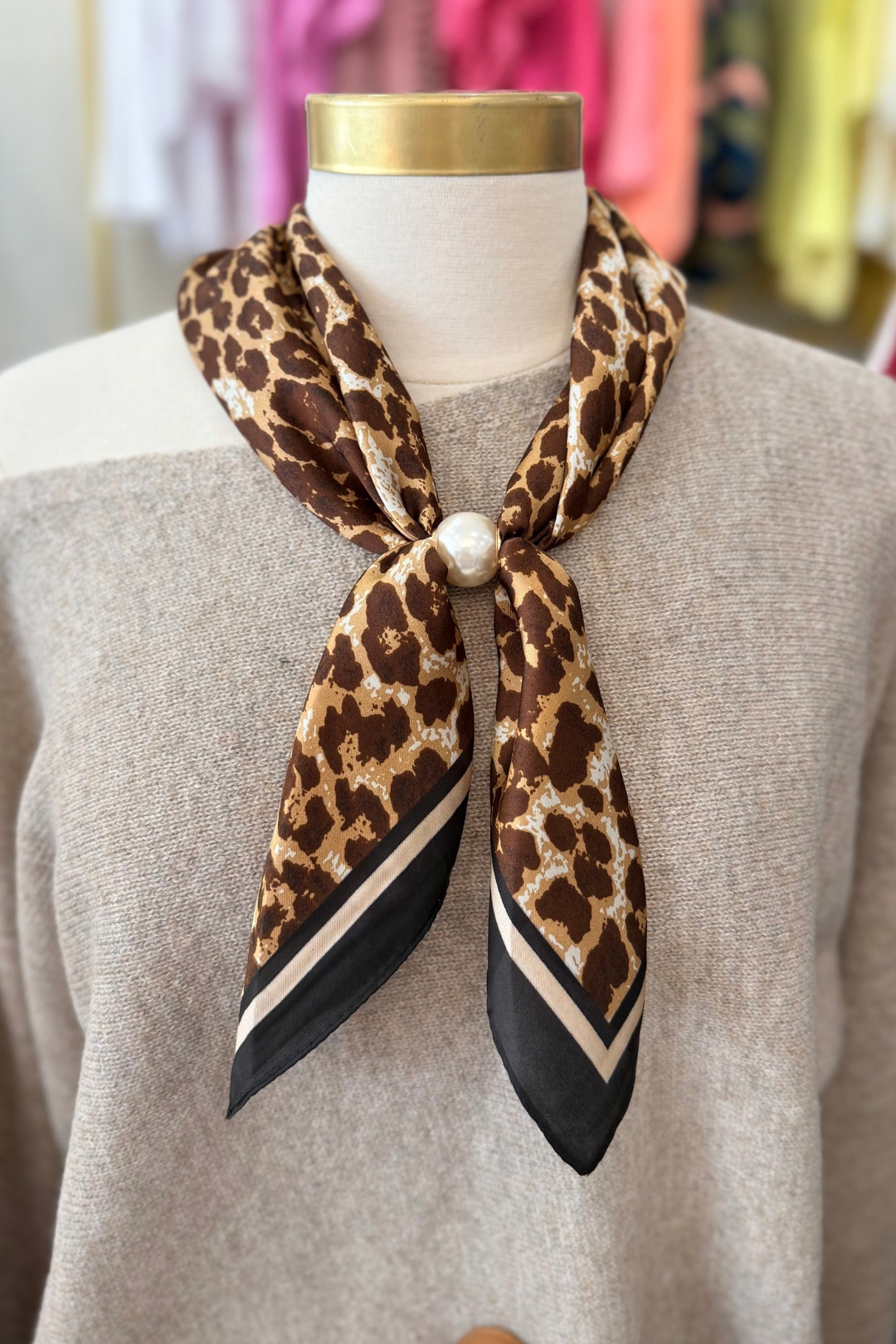 Pretty In Prints Scarf Necklace