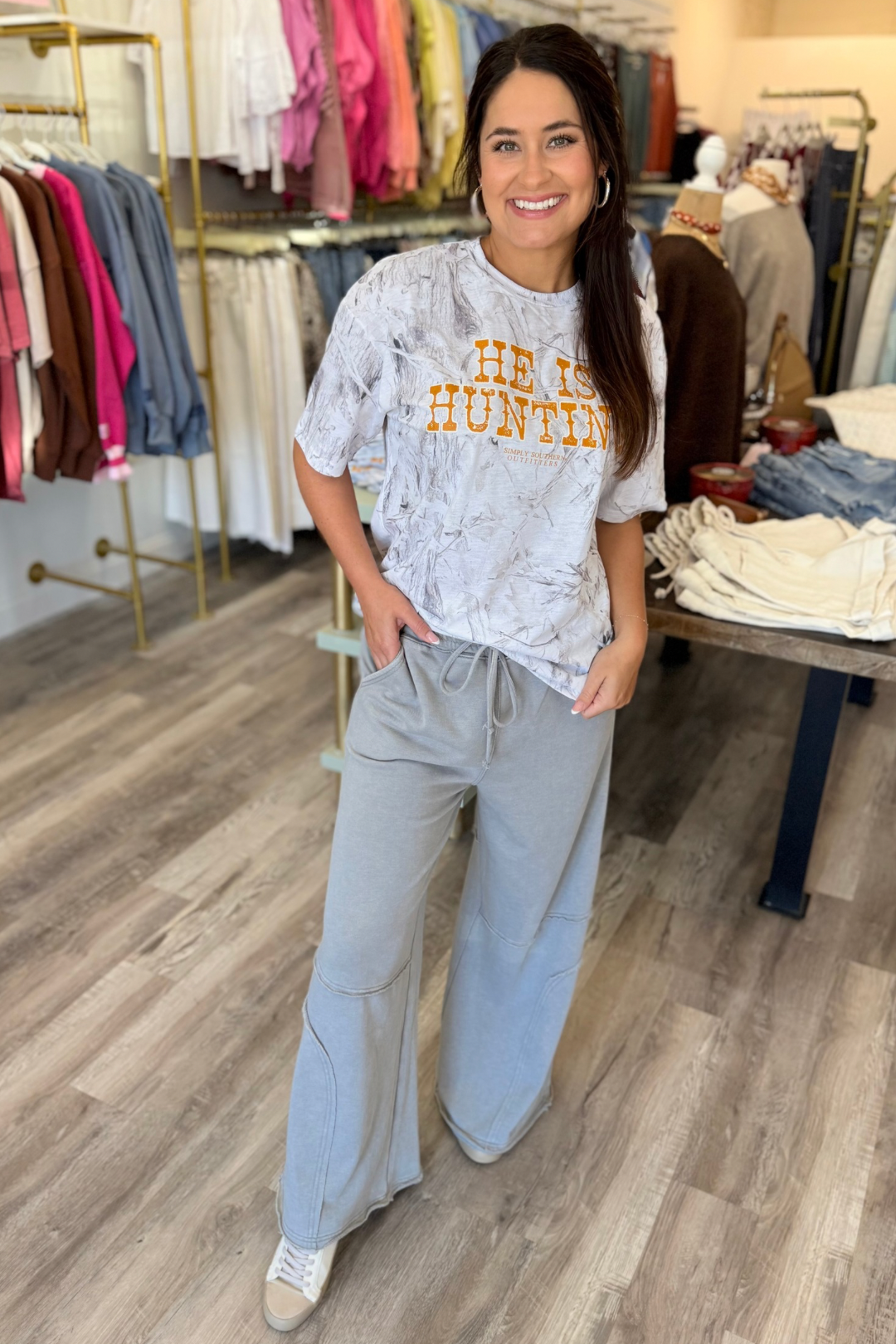 Simply Southern He Is Hunting Tee