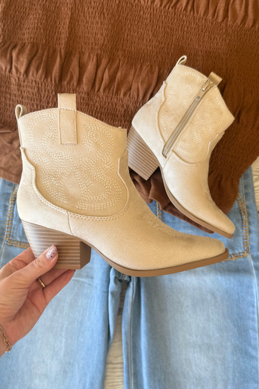 The Willow Suede Booties