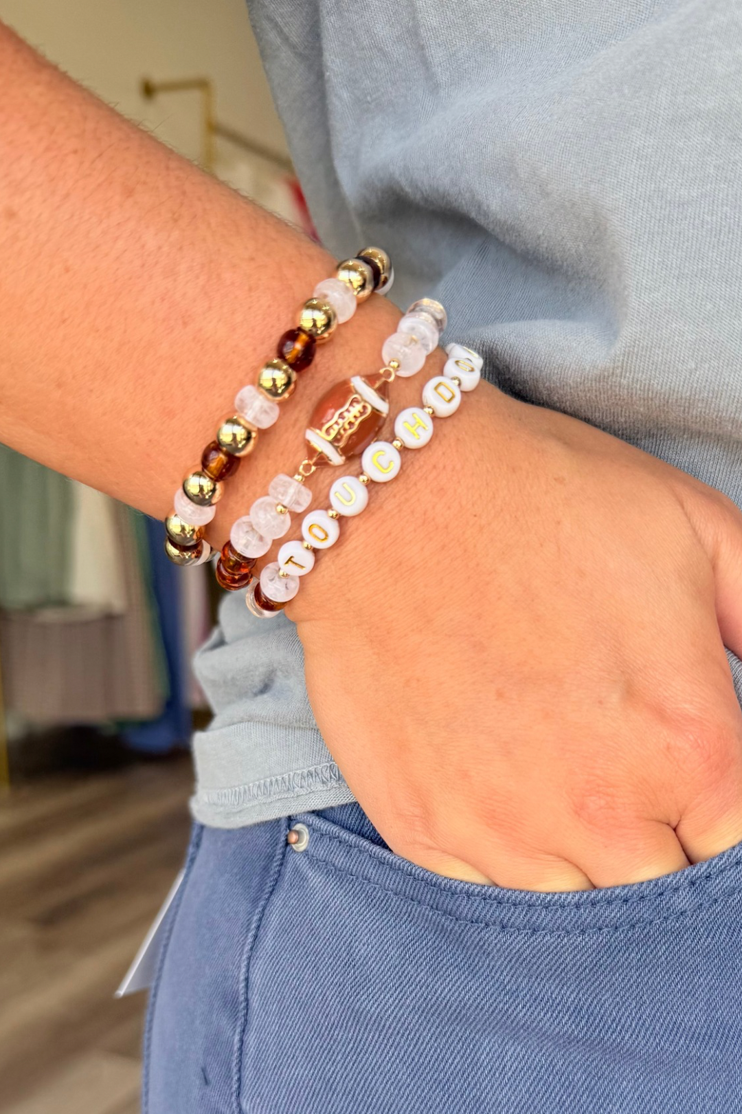 Touchdown Bracelet Stack