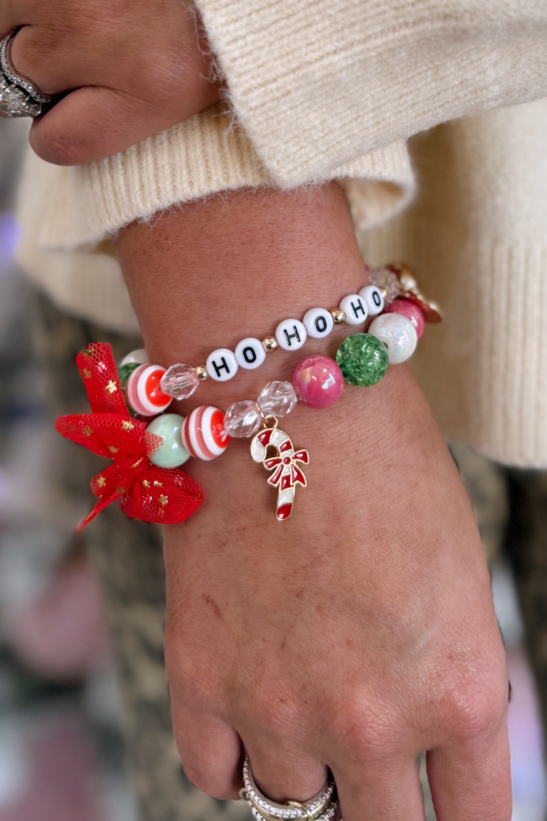 Fun & Bright HoHoHo Bracelet Set