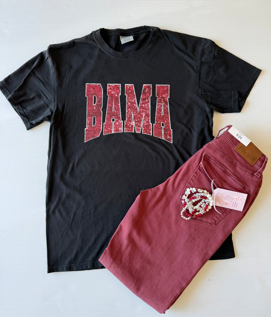 Bama Faux Sequin Tee