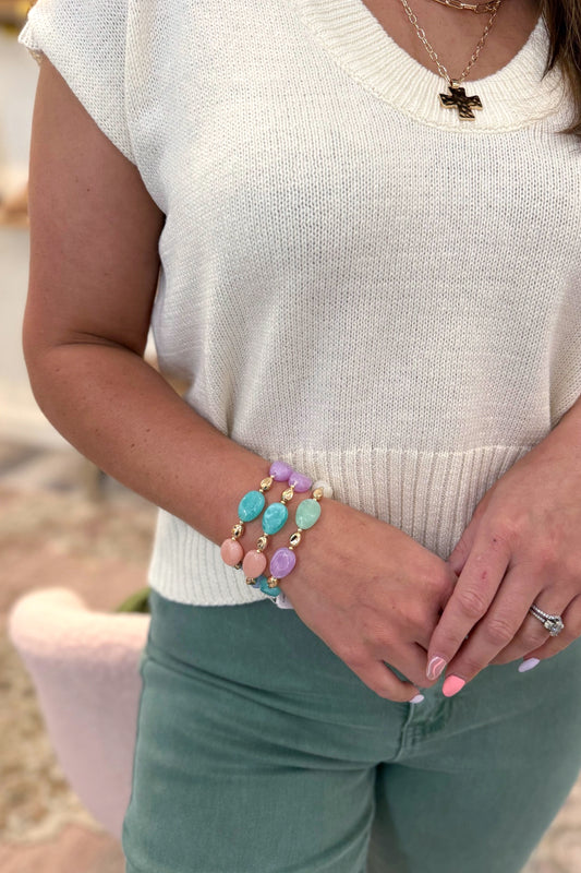 Candy Marble Bracelet Set