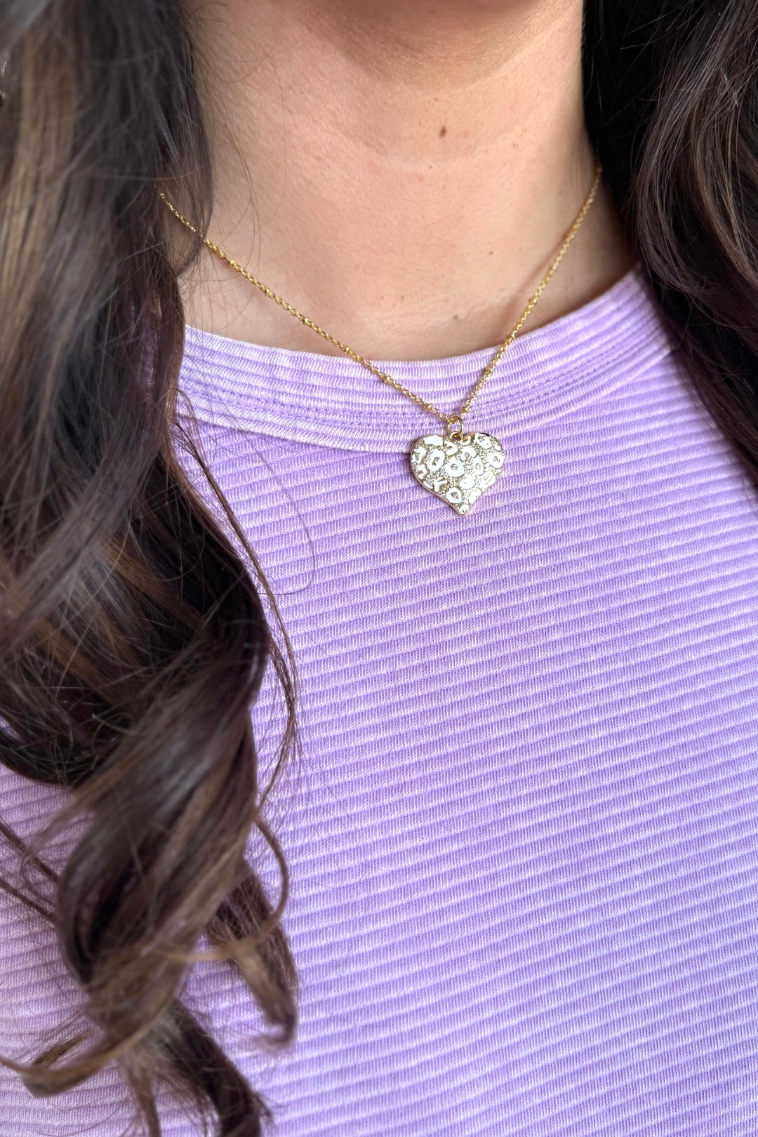 The Cheetah Heart Necklace  **Final Sale**