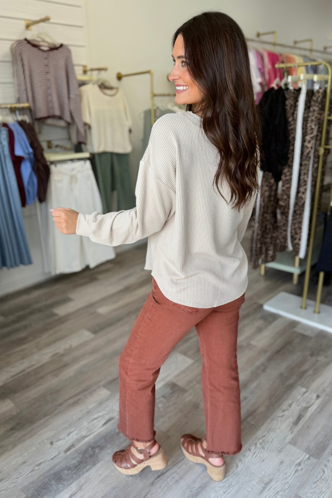 Almond Cream Top