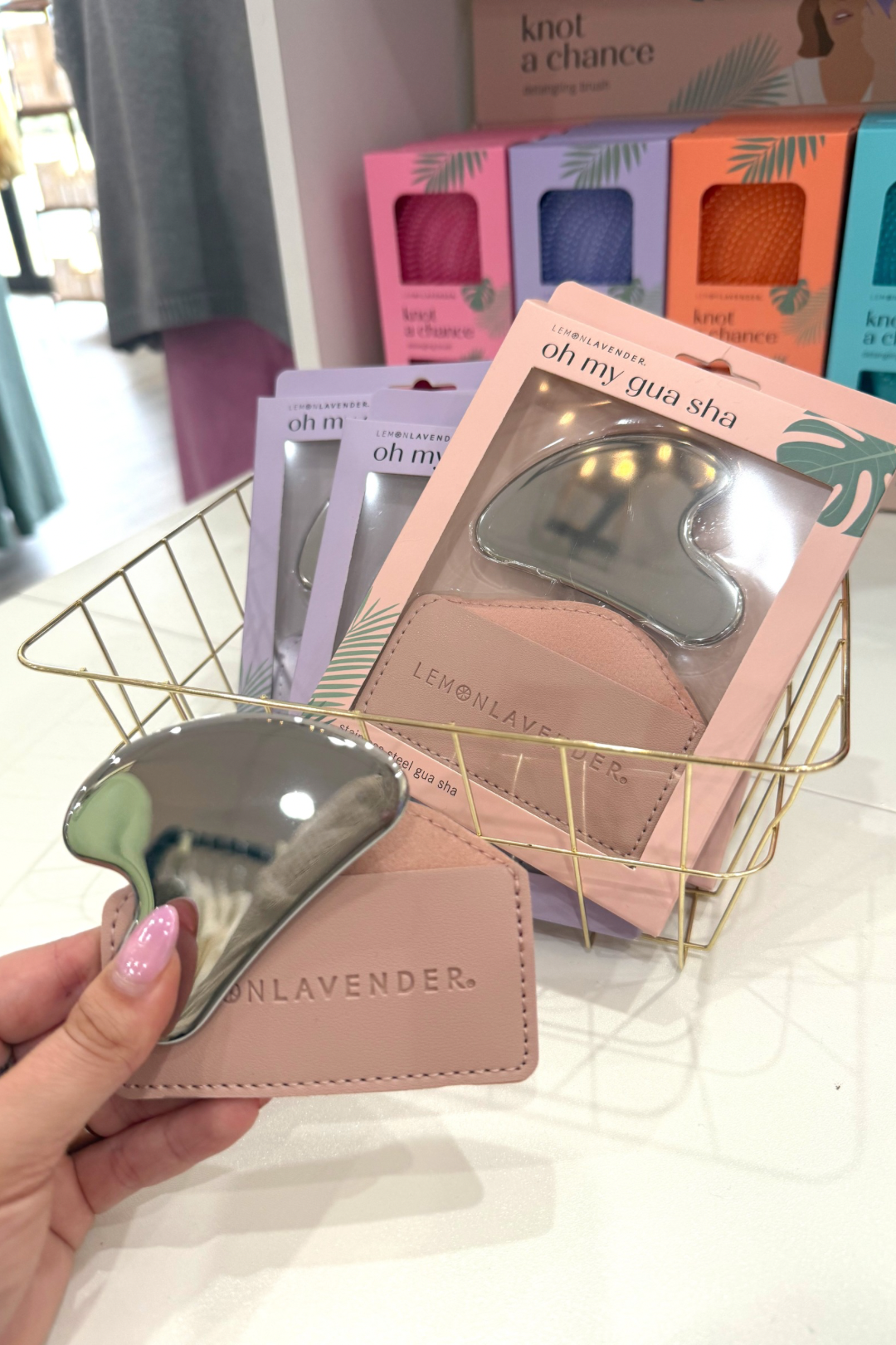 Lemon Lavender Oh My Guash Stainless Steel Gua Sha