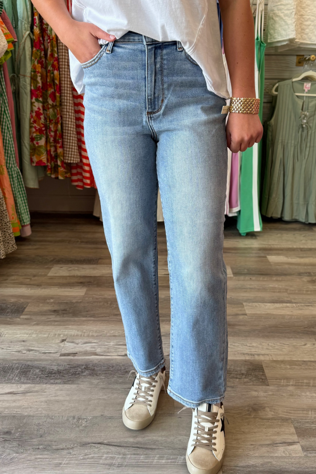 Judy Blue Everyday Ankle Straight Jean