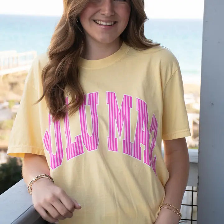 Lulu Mac Stripe Butter Tee