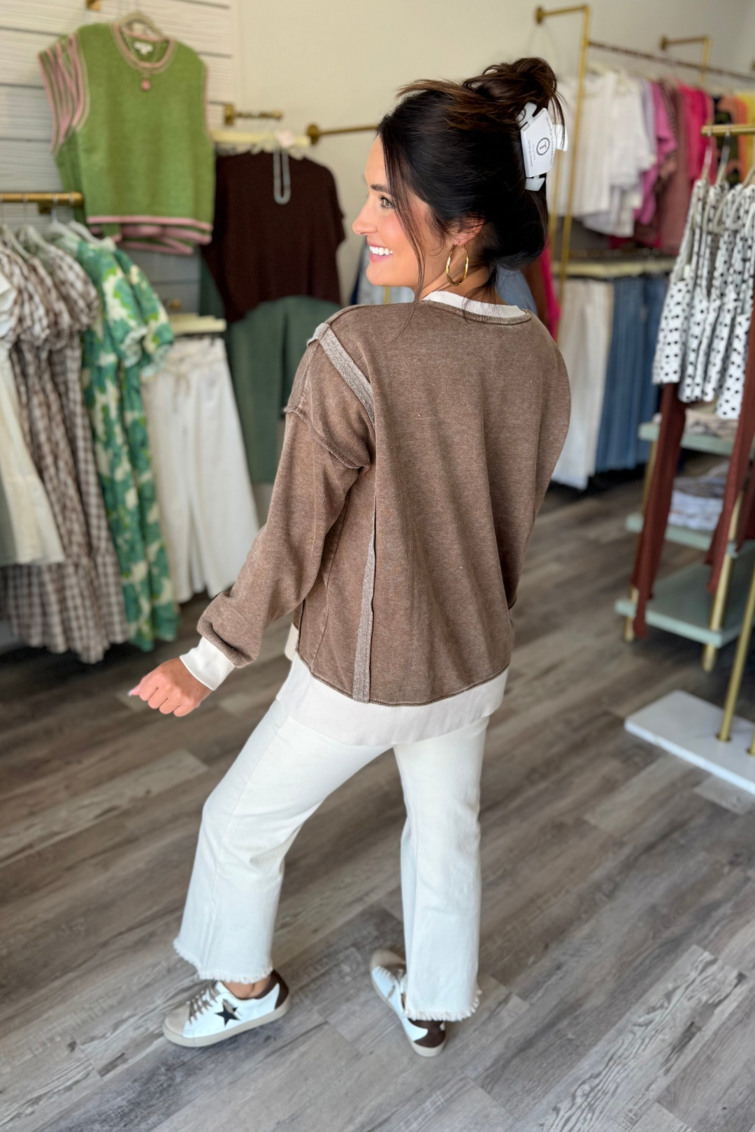 Cozy Contrast Pullover