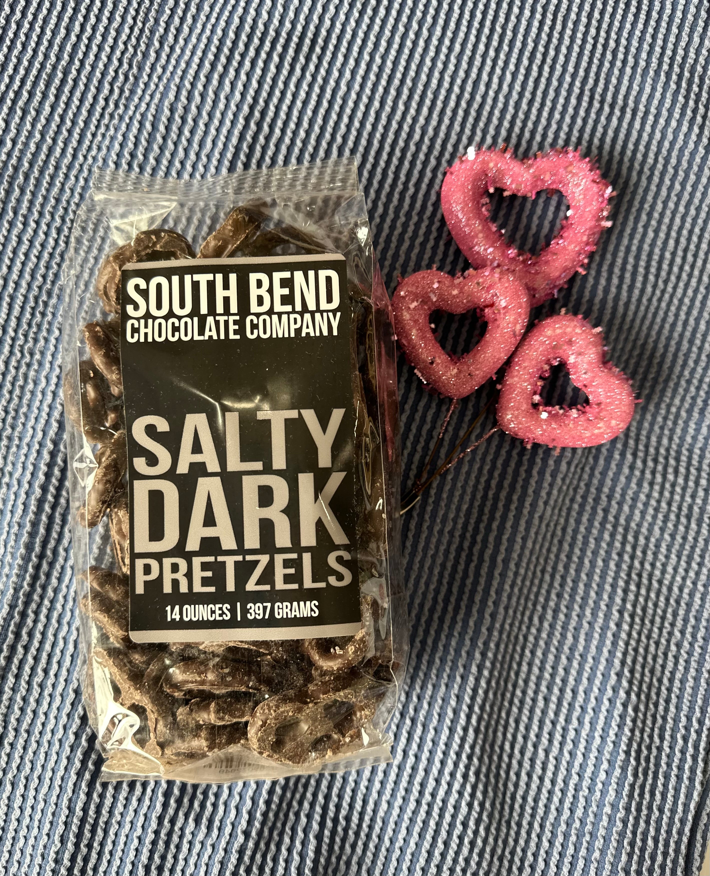 South Bend Chocolate Co Sweet & Salty Dark Chocolate Pretzels