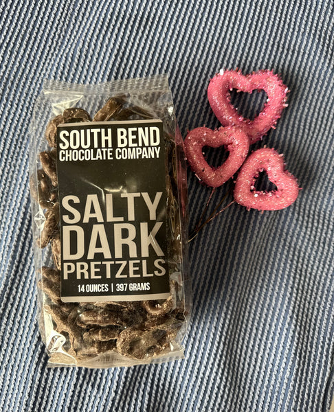 South Bend Chocolate Co Sweet & Salty Dark Chocolate Pretzels