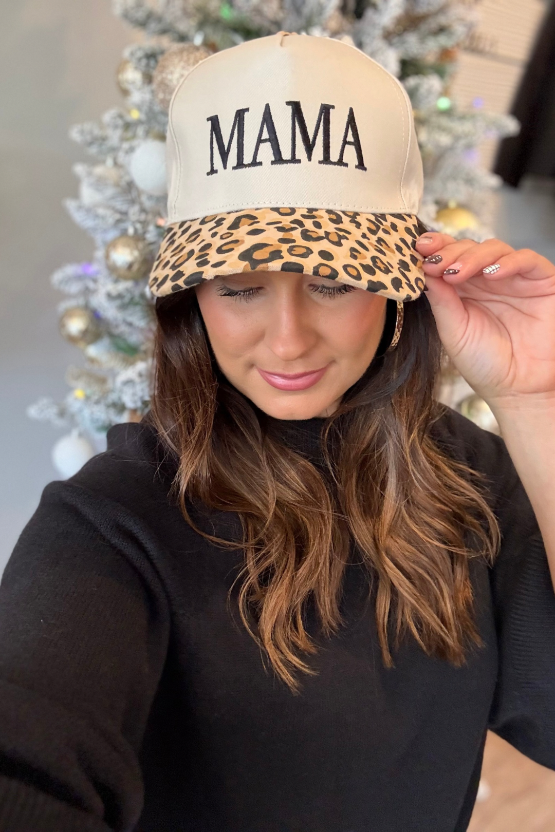 MAMA Two-Tone Canvas Hat