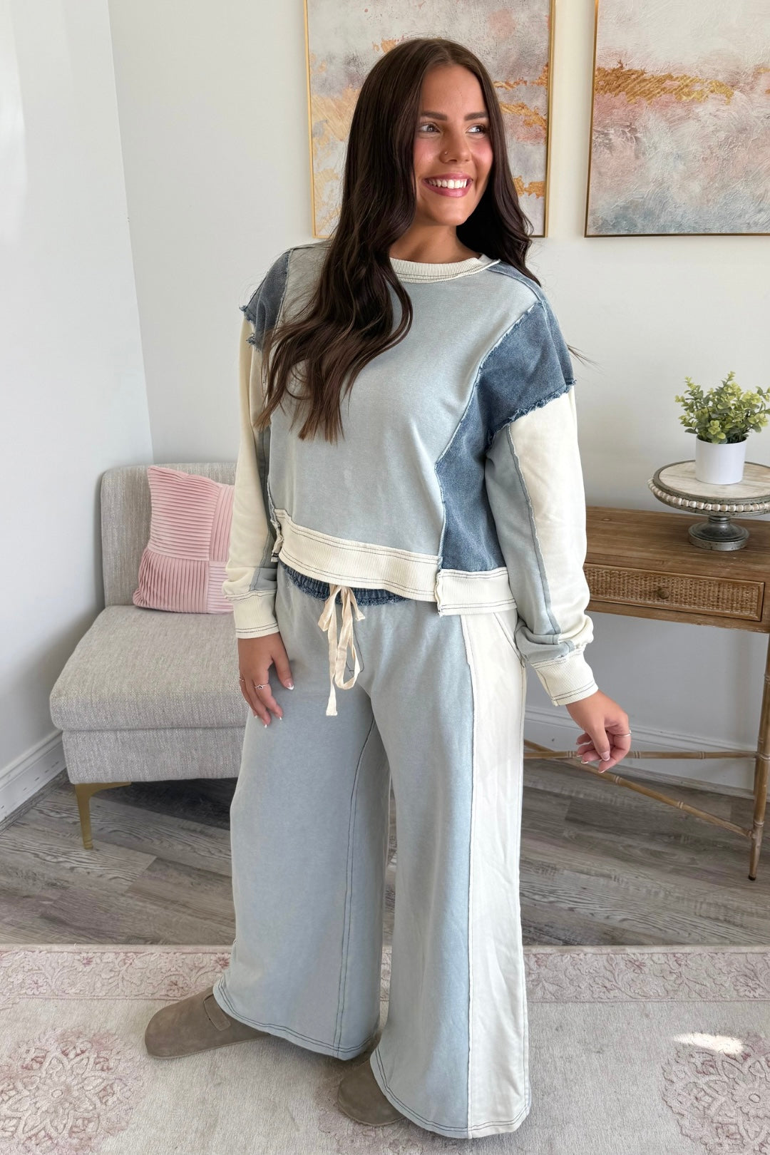 SoftSplit Stitch Pants  **Final Sale**