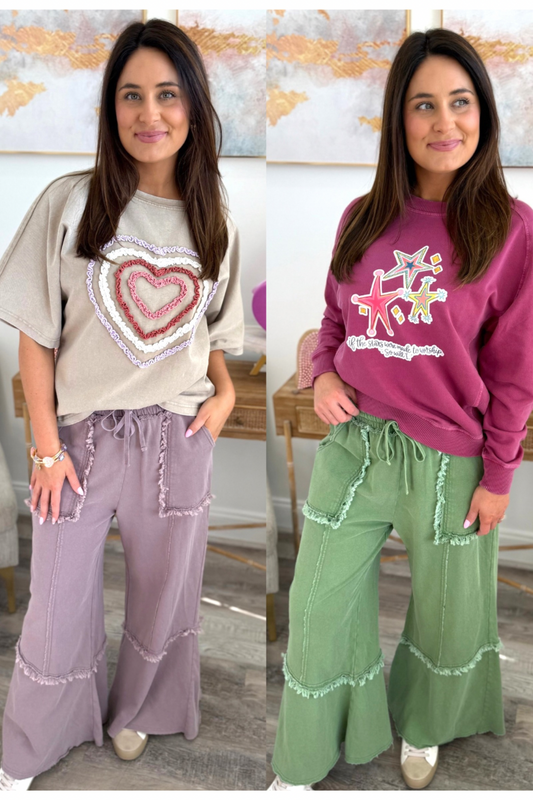 Cozy Girl Wide Leg Pants