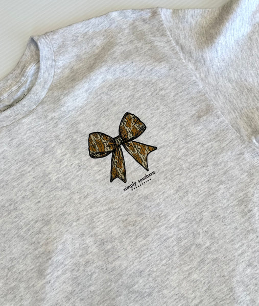 Simply Southern Camo Bow Tee