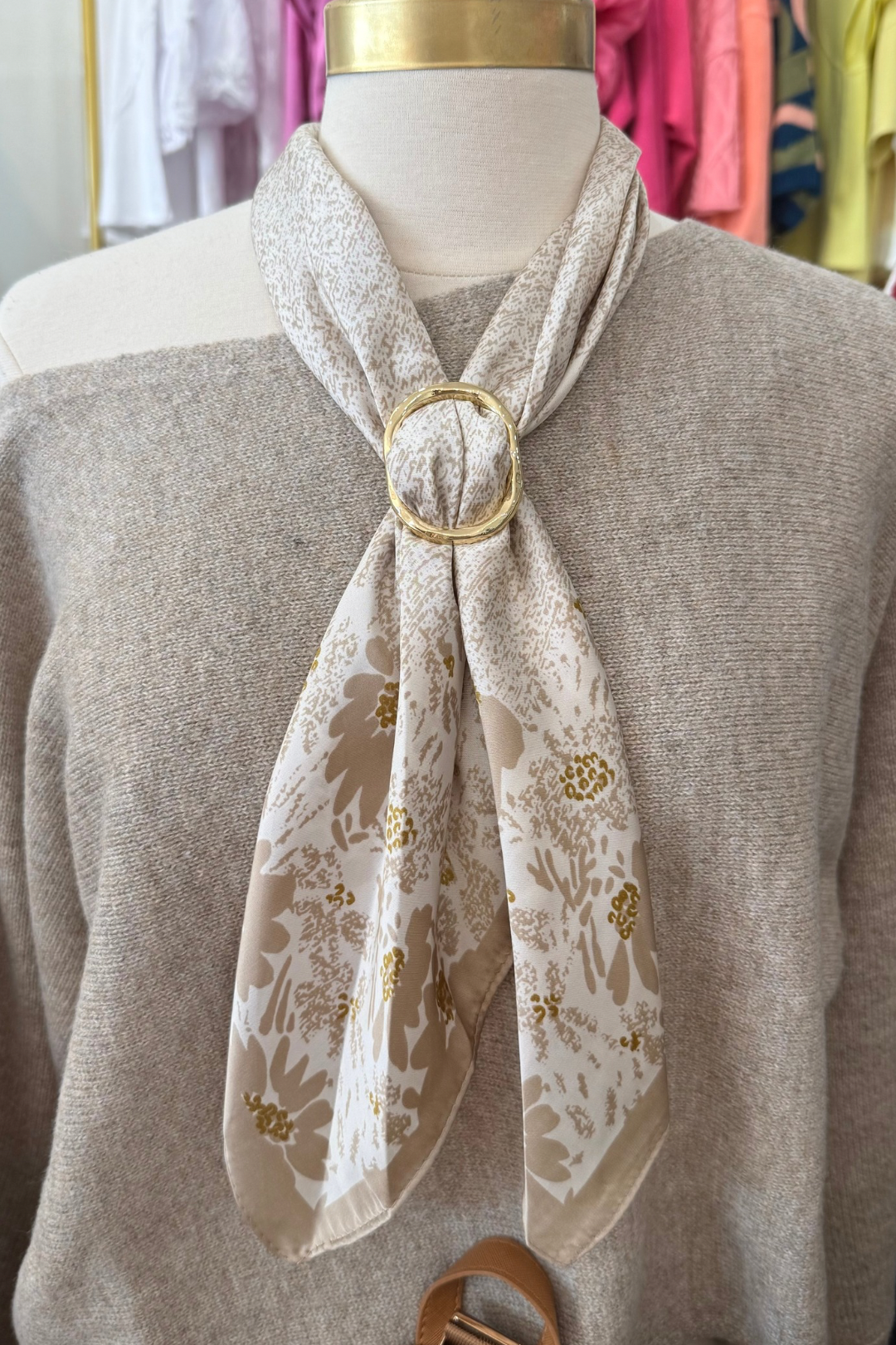 Scarf Ring Necklaces