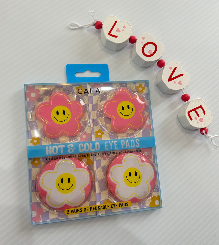 Hot & Cold Flower Power Eye Pads Set