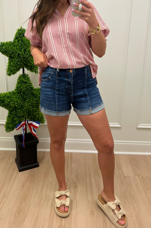 Current Obsession Denim Shorts