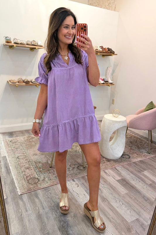 Lavender Love Babydoll Dress