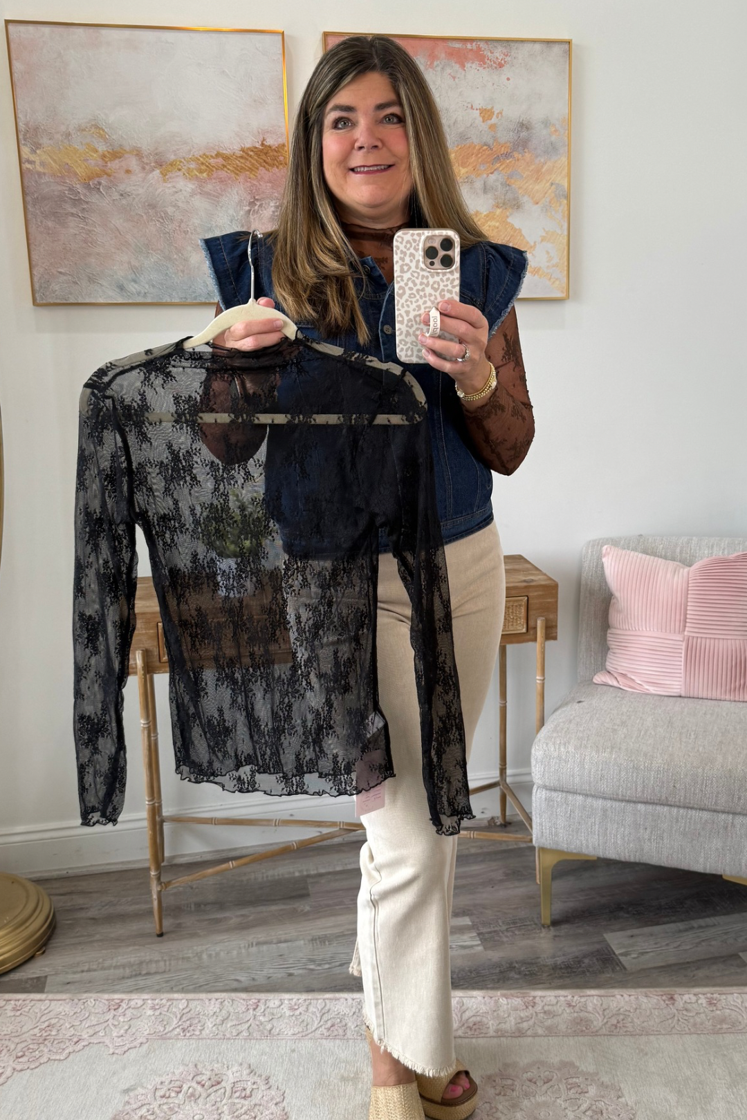 Lace Layering Top