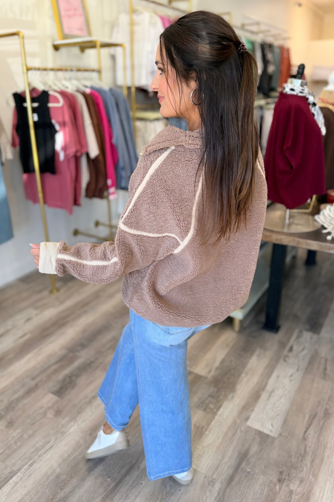 Cozy Season Half Zip Fleece Pullover