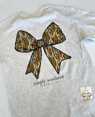 Simply Southern Camo Bow Tee