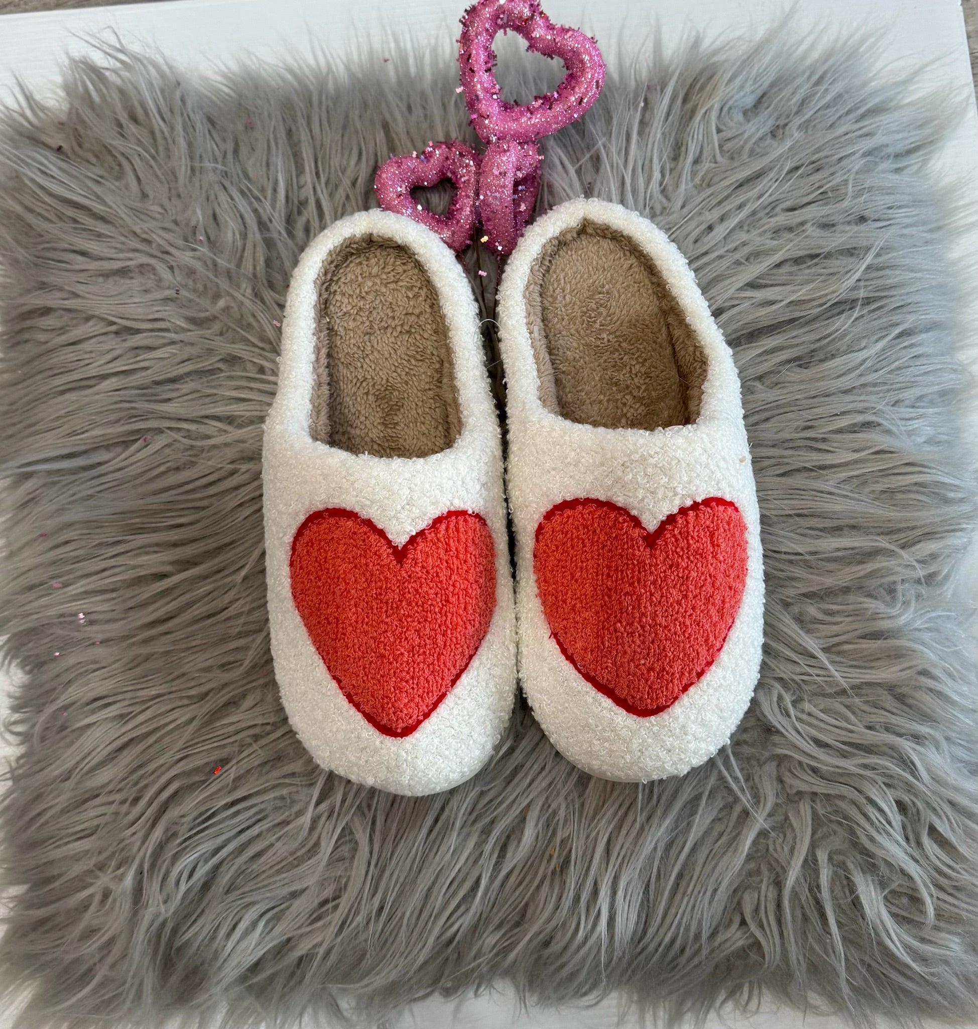 Cozy Heart Slippers