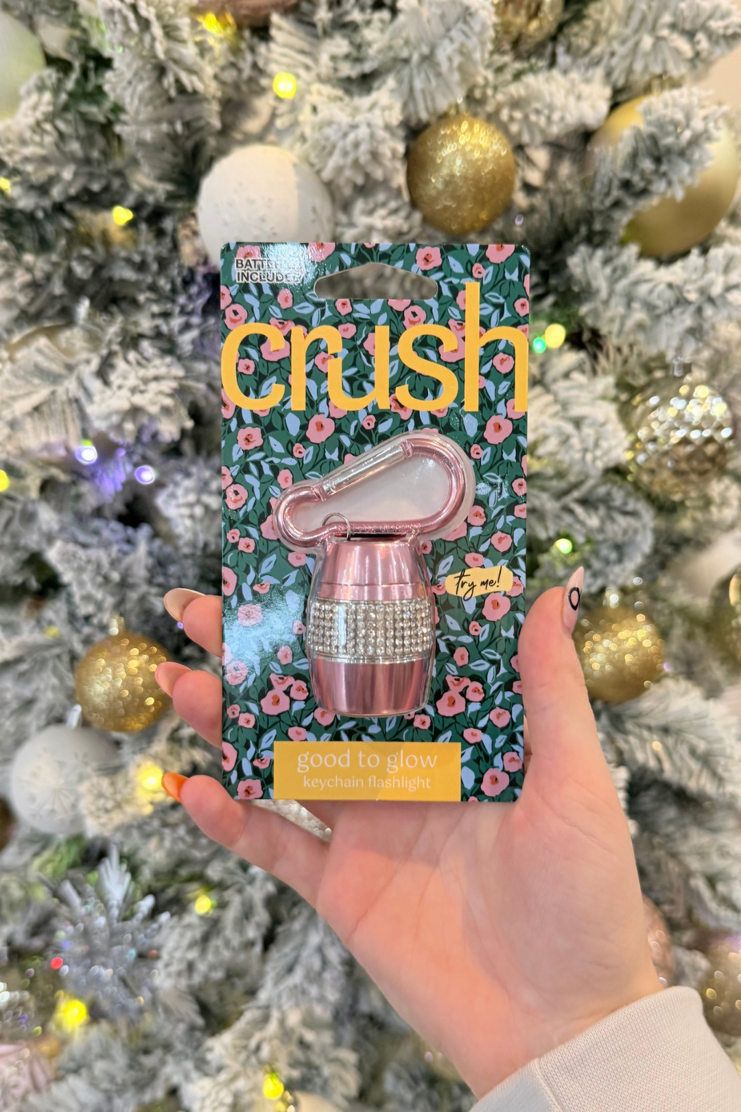 Crush Good To Glow Keychain Flashlight