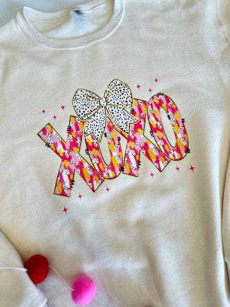 XOXO Brushstroke Sweatshirt