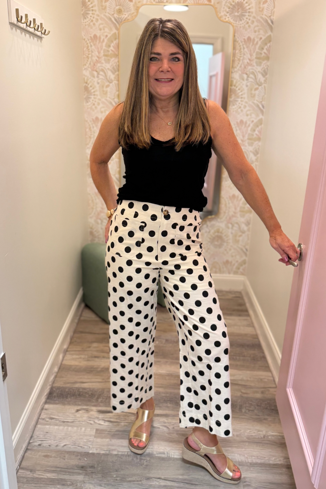 Natural Ease Dot Pants