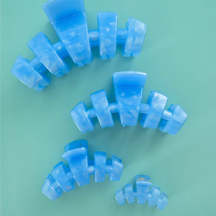 Teleties Classic Blue Lagoon Claw Clip