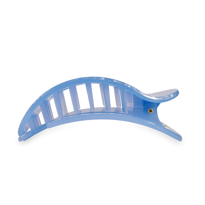 Teleties Blue Lagoon Flat Round Hair Clip