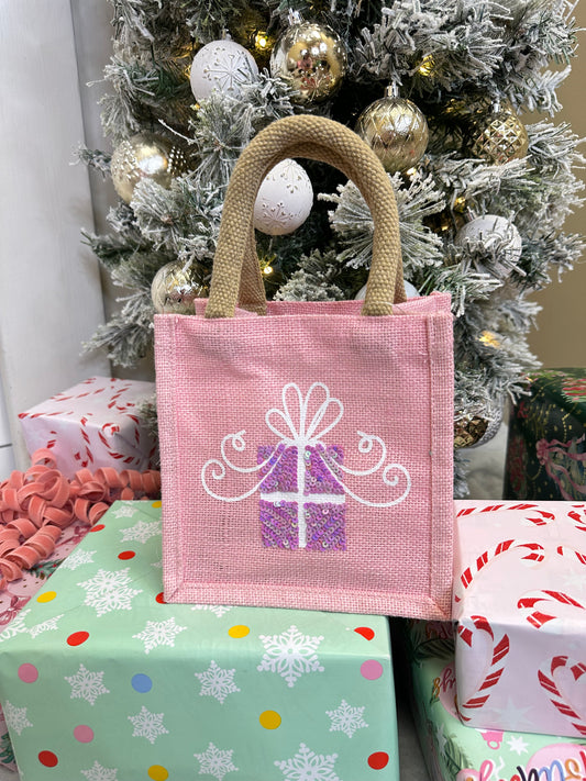 Glitzy Present Tote Bag