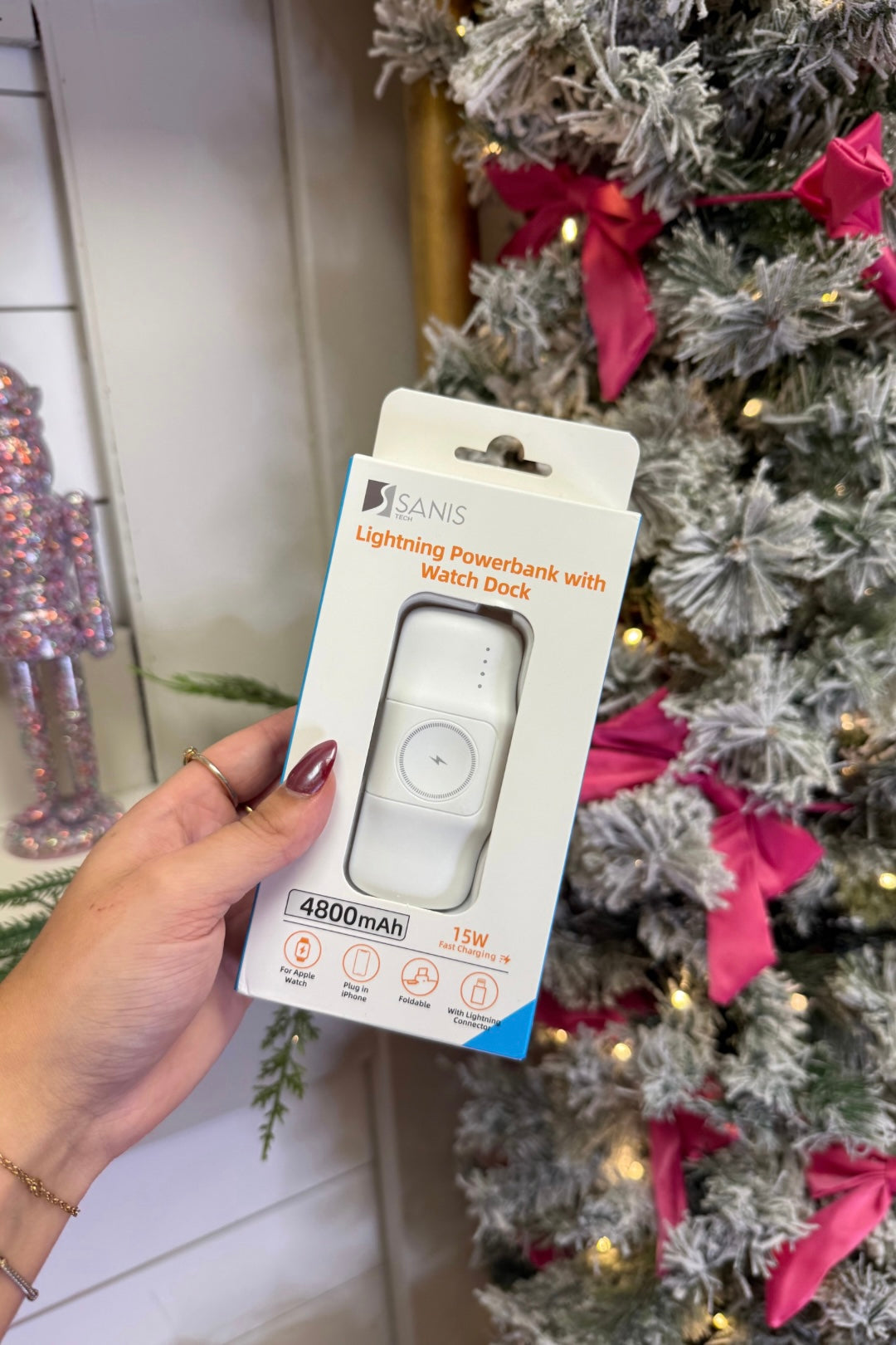 Sanis Lightning Powerbank with Watch Dock