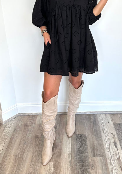 Shania Suede Tall Boots