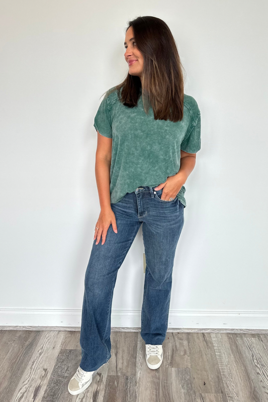 Judy Blue Tummy Control Straight Jean